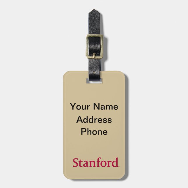 Stanford Luggage Tag (Front Vertical)