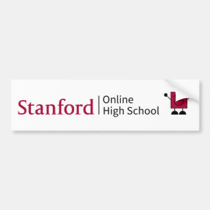 Stanford OHS   Pixel Bumper Sticker