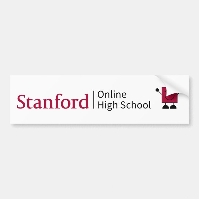 Stanford OHS | Pixel Bumper Sticker (Front)