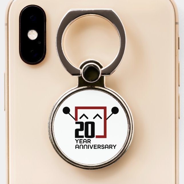 Stanford Online High School | 20 Years Phone Ring Stand (Close Up)
