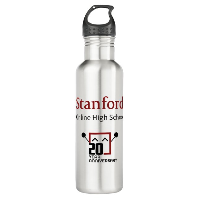 Stanford Online High School | 20 Years Stainless Steel Water Bottle (Front)