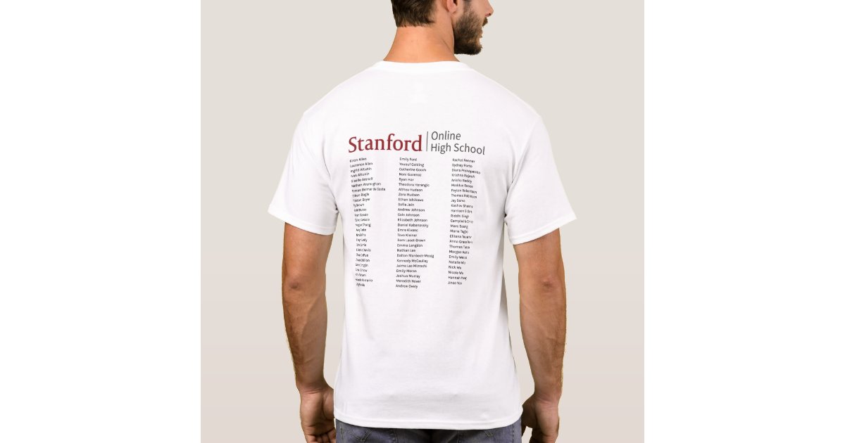 Stanford Online High School Class Of 2020 Men T Shirt Zazzle Com