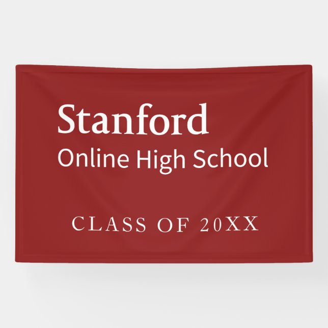 Stanford Online High School Graduate Banner (Horizontal)