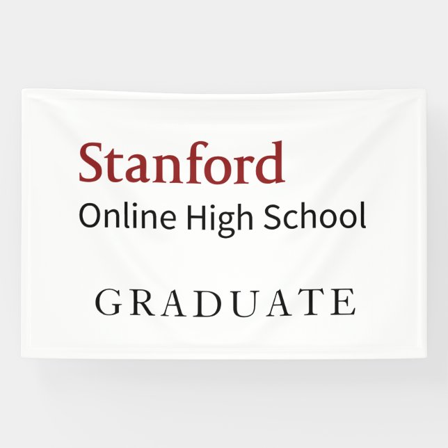 Stanford Online High School Graduate Banner (Horizontal)