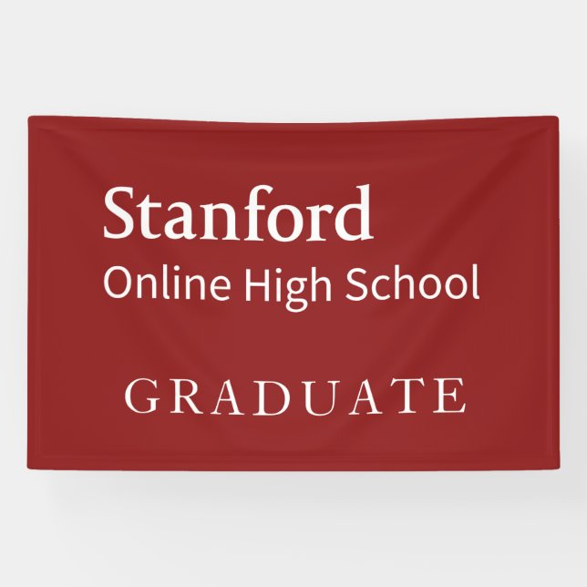 Stanford Online High School Graduate Banner (Horizontal)