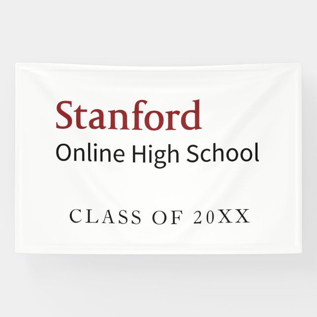 Stanford Online High School Graduate Banner (Horizontal)