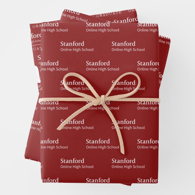 Stanford Online High School Graduate Wrapping Paper Sheets (In situ)