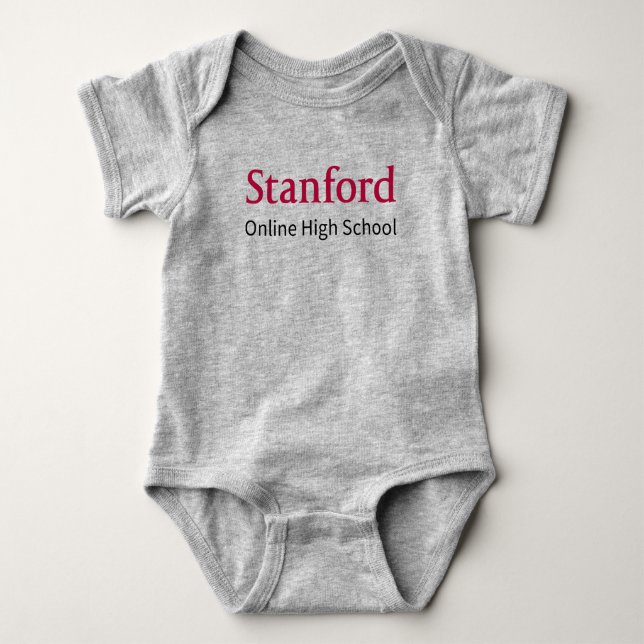 Stanford Online High School Logo Baby Bodysuit (Front)