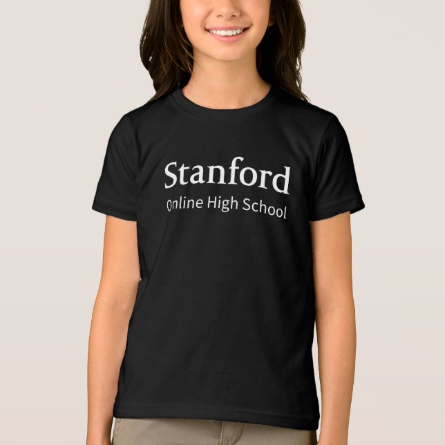 Stanford Online High School Logo Tri-Blend Shirt (Front)