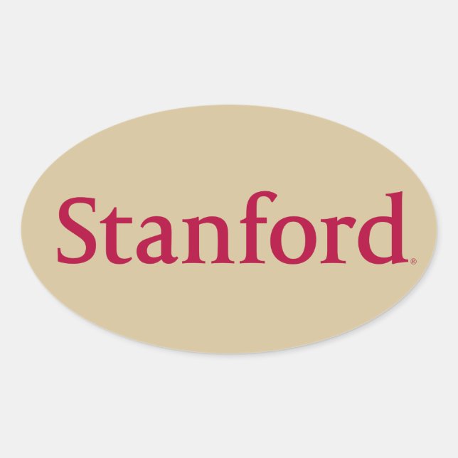 Stanford Oval Sticker (Front)