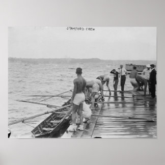Stanford Rowing Crew Team Photograph Poster