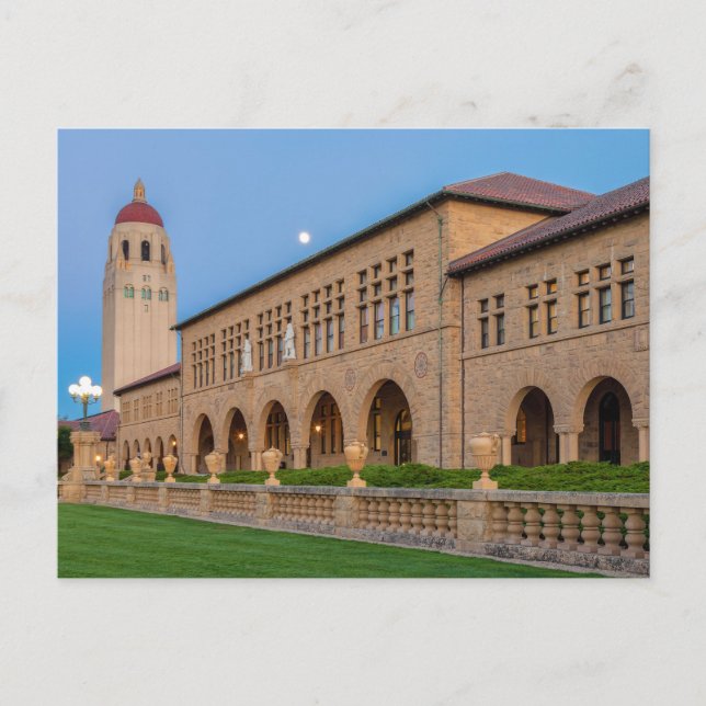 Stanford University at Twilight  Postcard (Front)