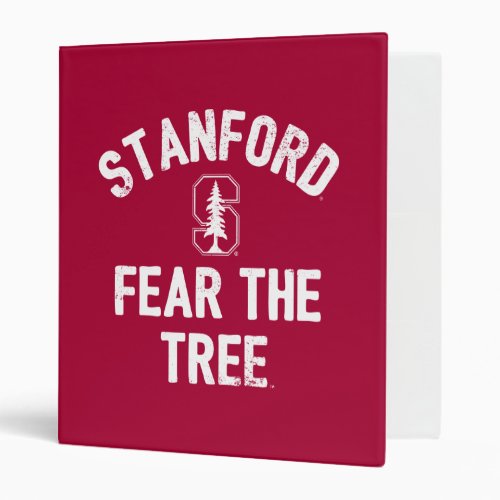 Stanford University  Fear The Stanford Tree 3 Ring Binder