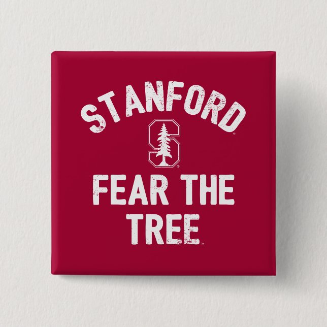 Stanford University | Fear The Stanford Tree Button (Front)