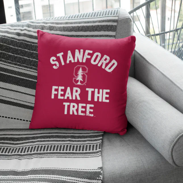 Stanford University | Fear The Stanford Tree Throw Pillow
