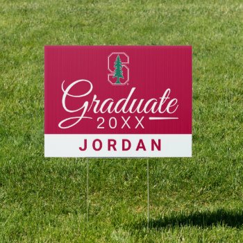 Stanford University Graduate Sign by Stanford at Zazzle