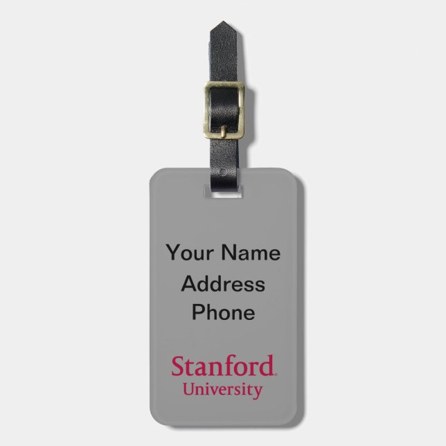 Stanford University Luggage Tag (Front Vertical)