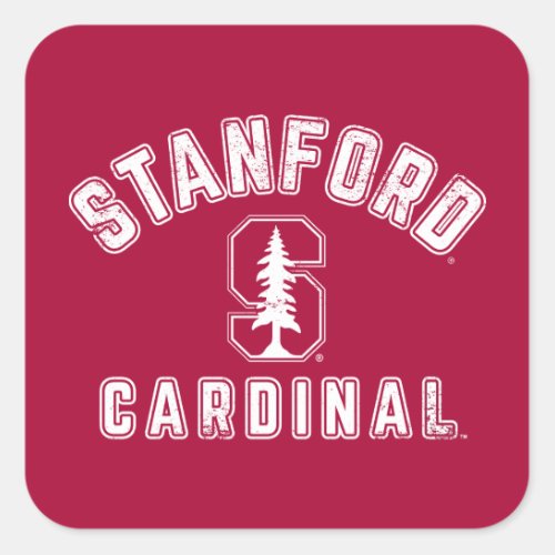 Stanford University  Proud Cardinals Square Sticker