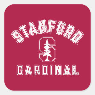 Stanford University Proud Cardinals Square Sticker
