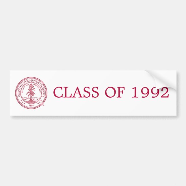 Stanford University Seal Bumper Sticker (Front)