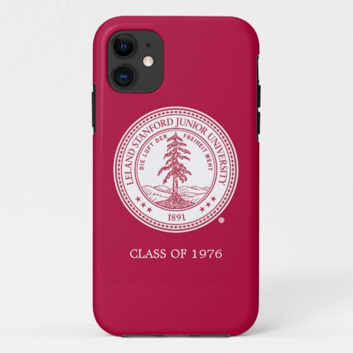 Stanford University Seal White Background iPhone 11 Case
