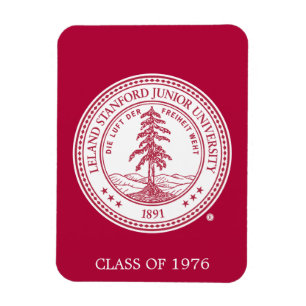 Stanford University Seal White Background Magnet