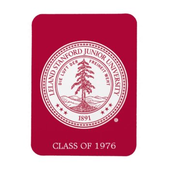 Stanford University Seal White Background Magnet by Stanford at Zazzle