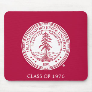 Stanford University Seal White Background Mouse Pad