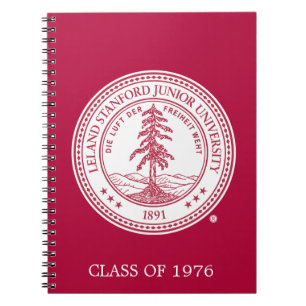 Stanford University Seal White Background Notebook