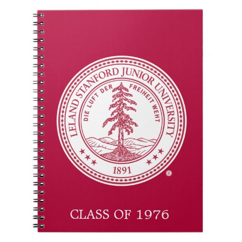 Stanford University Seal White Background Notebook
