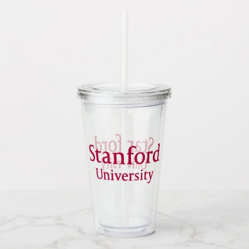 Stanford University Stacked Acrylic Tumbler
