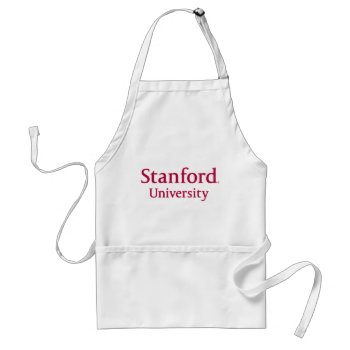 Stanford University Stacked Adult Apron by Stanford at Zazzle