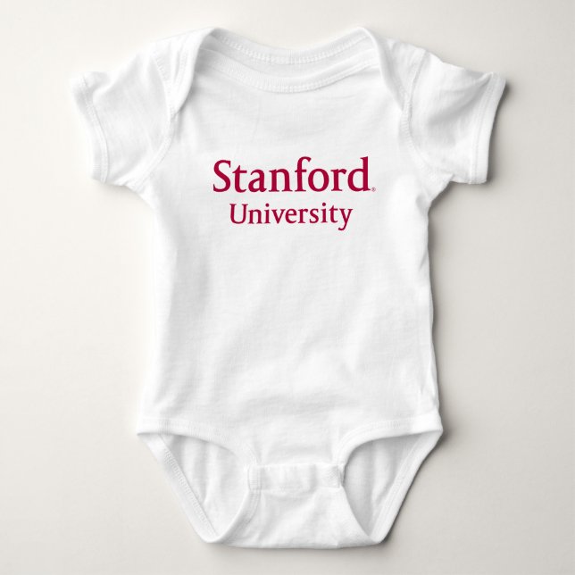 Stanford University Stacked Baby Bodysuit (Front)