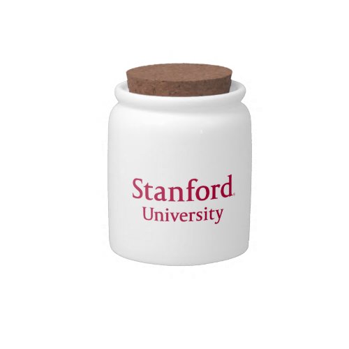 Stanford University Stacked Candy Jar