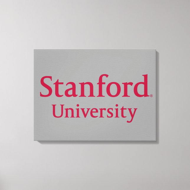 Stanford University Stacked Canvas Print (Front)