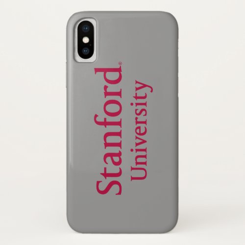 Stanford University Stacked iPhone X Case