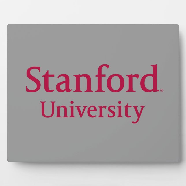 Stanford University Stacked Plaque (Front)