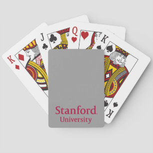 Stanford University Stacked Poker Cards