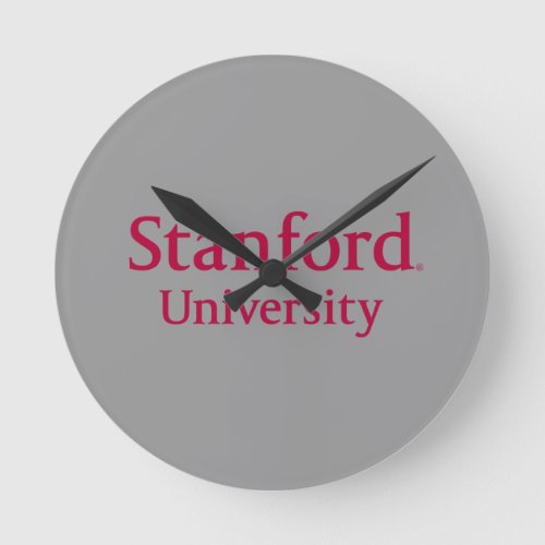 Stanford University Stacked Round Clock