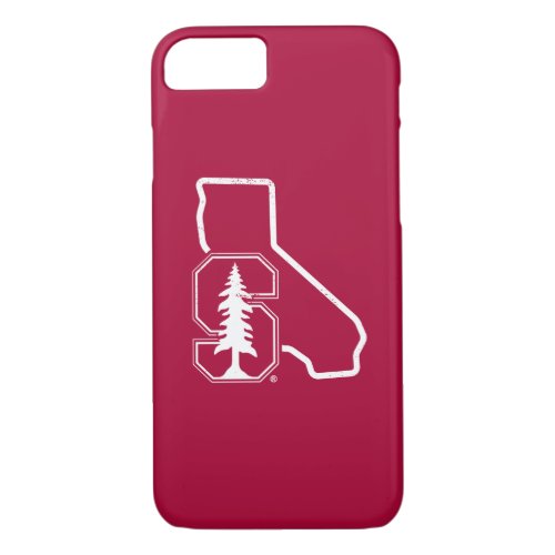 Stanford University  Standford Tree State Logo iPhone 87 Case