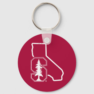 Stanford University   Standford Tree State Logo Keychain