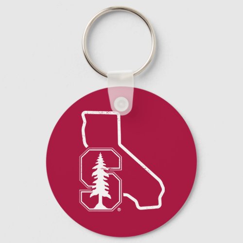 Stanford University  Standford Tree State Logo Keychain