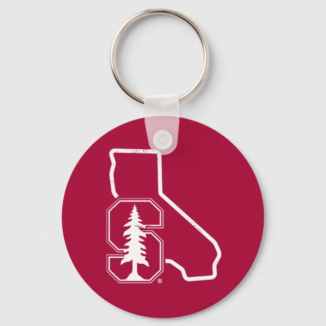 Stanford University | Standford Tree State Logo Keychain (Front)