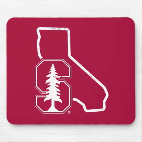 Stanford University  Standford Tree State Logo Mouse Pad