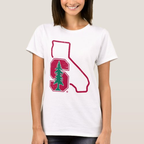 Stanford University  Standford Tree State Logo T_Shirt