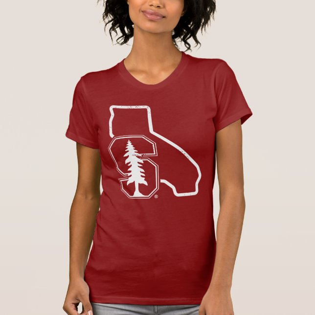 Stanford University | Standford Tree State Logo T-Shirt (Front)