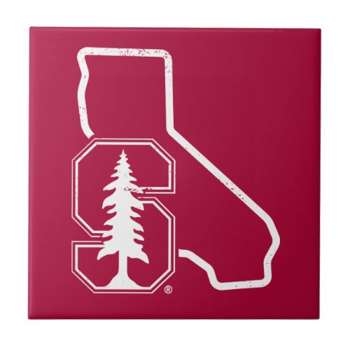 Stanford University  Standford Tree State Logo Tile