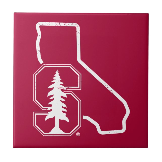 Stanford University | Standford Tree State Logo Tile (Front)