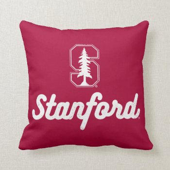 Stanford University | The Stanford Tree Throw Pillow by Stanford at Zazzle