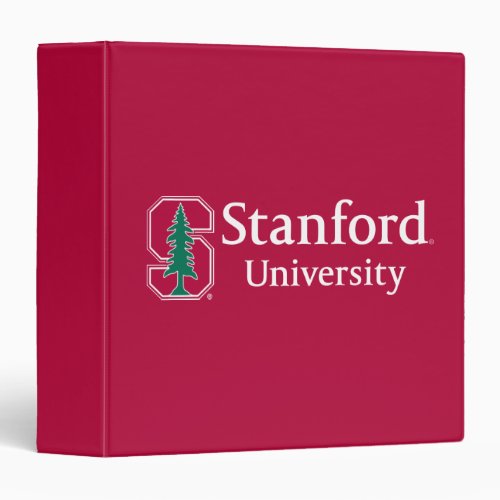 Stanford University with Cardinal Block S  Tree 3 Ring Binder